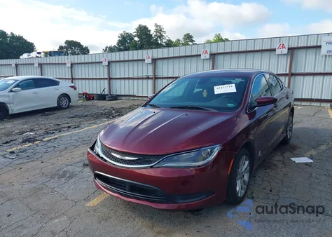 2016 Chrysler 200 Touring from USA, damaged, VIN 1C3CCCFB2GN189072